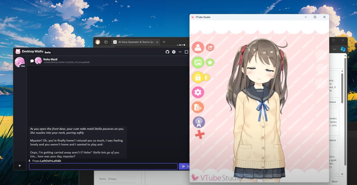 Chat overlay